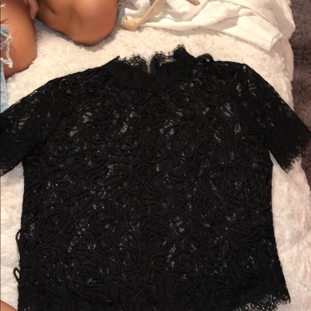 Zara size S black top